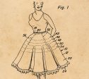 Petticoat Patent Vintage Illustrations  Industrial Fashion Decorative Print BUY 3 Get 4th PRINT FREE For Cheap