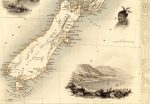 Map of New Zealand Antique Poster Print on Matte Paper Map of Auckland on Sale