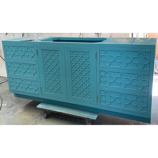 Moroccan Door Panel Bathroom Cabinet Supply