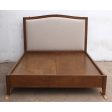 Upholstered Platform Bed with Wood Frame Cheap