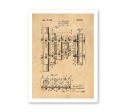 Xylophone Patent Vintage Illustrations  Industrial Decorative Print Musicians Studio Decor BUY 3 Get 4th PRINT FREE Online Hot Sale