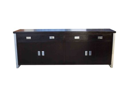 Monroe Modern Walnut Buffet Cheap