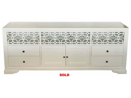 Loggia Modern Laser Panel Credenza Cheap