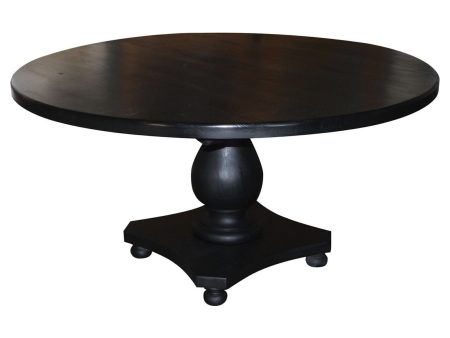 Round Pedestal Salvaged Wood Dining Table Online