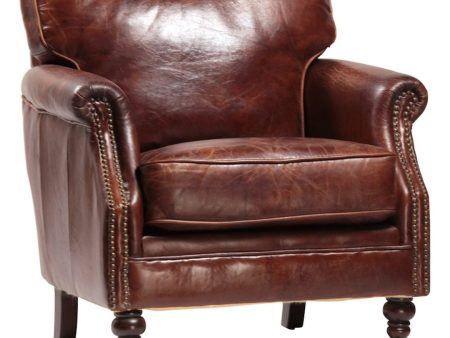 Hartford Club Chair (Brown) on Sale