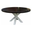 Arden Round Dining Table Built in Reclaimed Wood For Discount