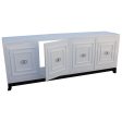 St. Croix Modern White Lacquer Credenza Hot on Sale