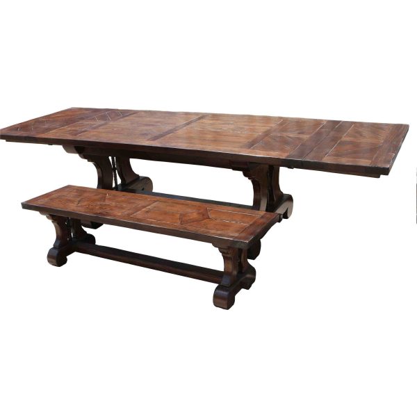 Reclaimed Wood Lourdes Bench Online now