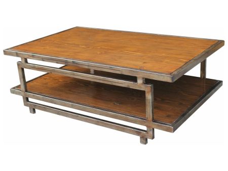 Tribeca Cocktail Table in Reclaimed Wood Online Hot Sale