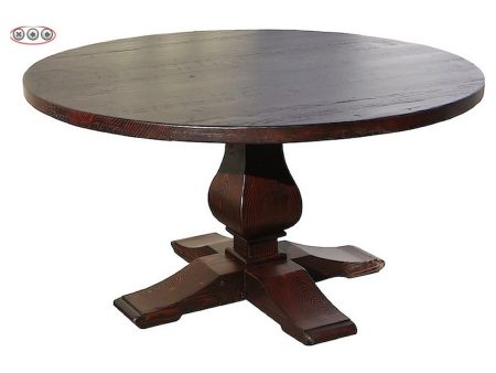 Winston Single Pedestal Dining Table in Reclaimed Wood Online