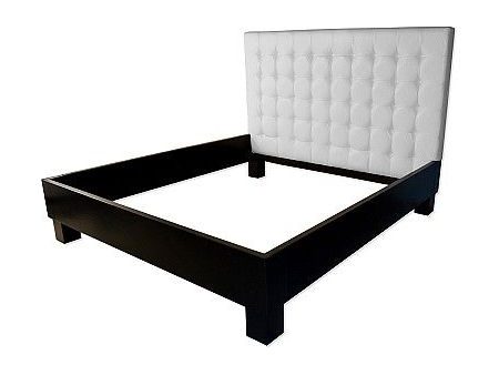 Tufted White Vinyl Bed Supply