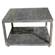 Industrial Metal Rolling Cart Coffee Table Cheap