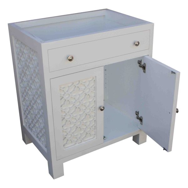 Custom Sink Vanity With Laser Door Panel For Sale