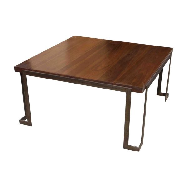 Modern Metal and Wood Coffee Table For Cheap