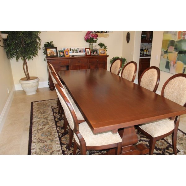 Custom Extension Segovia Table and Queen Anne Chairs Supply