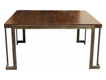 Modern Metal and Wood Coffee Table For Cheap