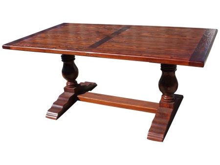 Anjelica, Farmhouse Trestle Table For Cheap