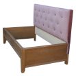 Upholstered Purple Silver Tufted  Day Bed For Discount