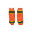 OMGL-CE ANSI Class E Orange Mesh Lime Contrast Reflective Leggings With Adjustable Velcro Closures Fashion