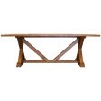 Country Trestle Refectory Dining Table Supply