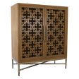 Custom Project-Media Cabinet featurning Laser Cut Panel Doors Hot on Sale