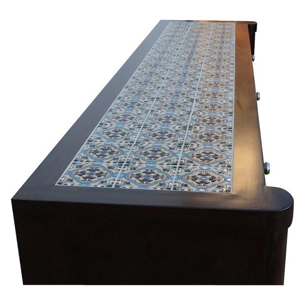 Custom Tile Top Spanish Modern Dining Room Buffet Hot on Sale