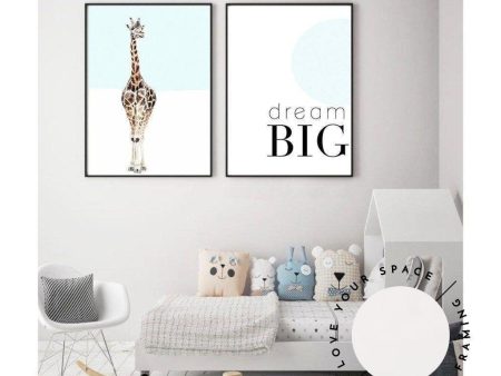 A Cute Pair - Giraffe + Quote Sale