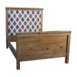 Sundance Reclaimed Wood Queen Size Headboard For Sale