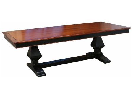 Elizabeth,  Mahogany Trestle Dining Table Online Sale