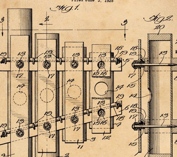 Xylophone Patent Vintage Illustrations  Industrial Decorative Print Musicians Studio Decor BUY 3 Get 4th PRINT FREE Online Hot Sale