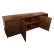 Mercer Media Cabinet in Walnut Hot on Sale