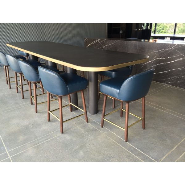 Community and Conference Table and Chairs For A Luxury Apartment in Hollywood For Discount