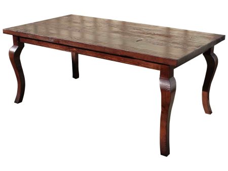 Cabriole Dining Table in Reclaimed Wood Supply