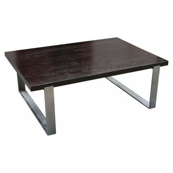 Modern Industrial Walnut Coffee Table Sale