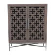 Custom Project-Media Cabinet featurning Laser Cut Panel Doors Hot on Sale