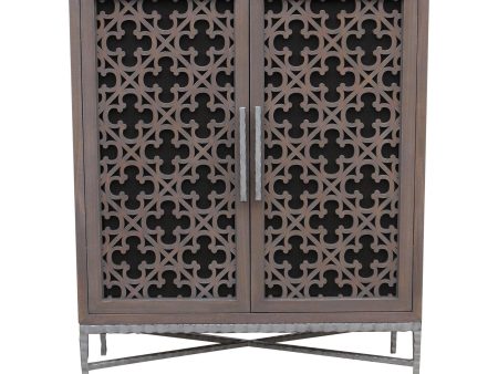 Custom Project-Media Cabinet featurning Laser Cut Panel Doors Hot on Sale