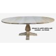 Winston Single Pedestal Dining Table in Reclaimed Wood Online