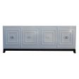 St. Croix Modern White Lacquer Credenza Hot on Sale