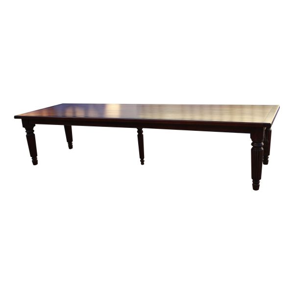 Custom Fluted Leg Dining table Online Hot Sale