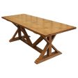 Country Trestle Refectory Dining Table Supply