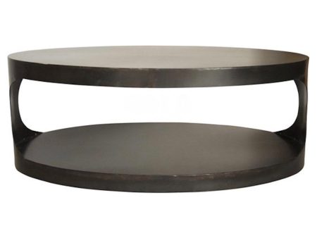 Otto Oval Metal Cocktail Table Online now