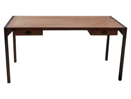 Custom Urban Reclaimed Wood Desk For Sale