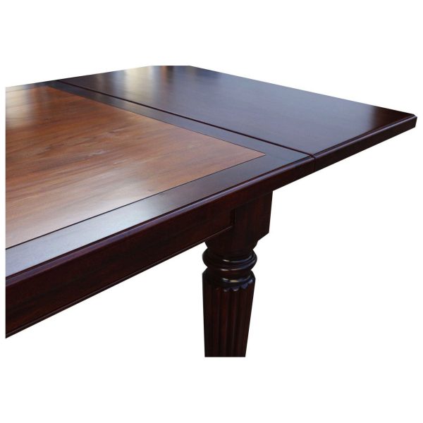 Custom Fluted Leg Extension Dining Table Sale