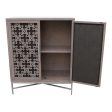 Custom Project-Media Cabinet featurning Laser Cut Panel Doors Hot on Sale