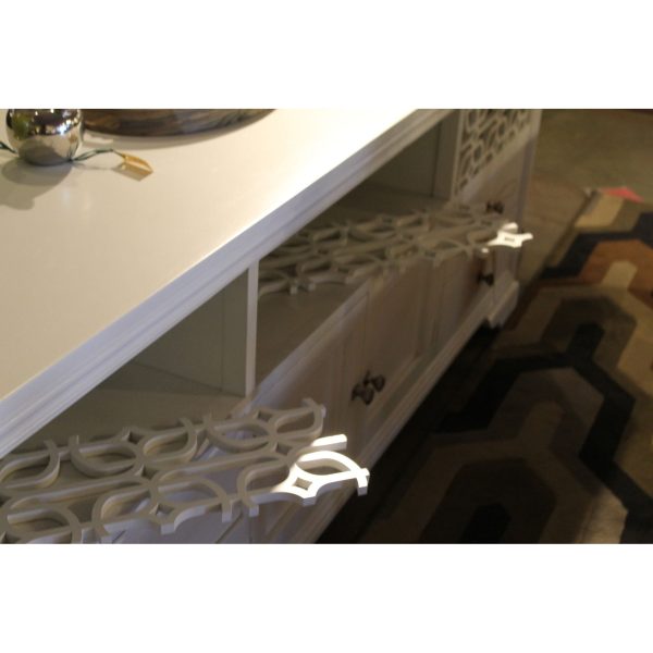 Loggia Modern Laser Panel Credenza Cheap