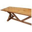 Country Trestle Refectory Dining Table Supply