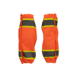 OMGL-CE ANSI Class E Orange Mesh Lime Contrast Reflective Leggings With Adjustable Velcro Closures Fashion