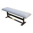 Modern Industrial Metal Bench with Upholstered Seat Cushion Cheap