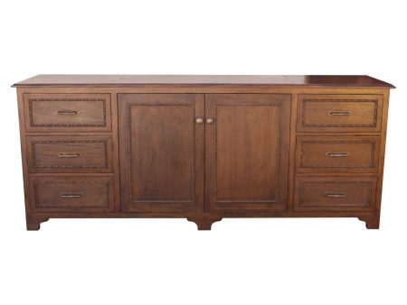 Custom Mahogany TV Lift Credenza Supply