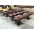 Rustic Reclaimed Wood Outdoor Bench For Sale